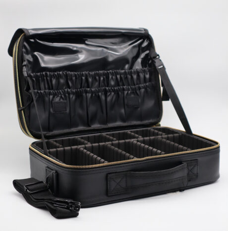 Maleta-de-maquillaje-L-negra-abierta